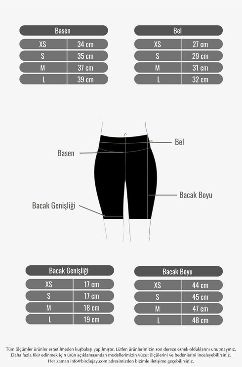 BIRDIEFLEX - OH SO SUMMER BIKER SHORTS SARI BİSİKLETÇİ ŞORTU
